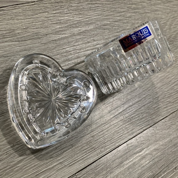 Marquis Waterford Crystal Heart Trinket Box with Lid Made in Germany NEW